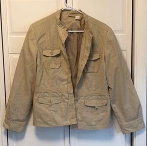 Light Khaki Utility Jacket